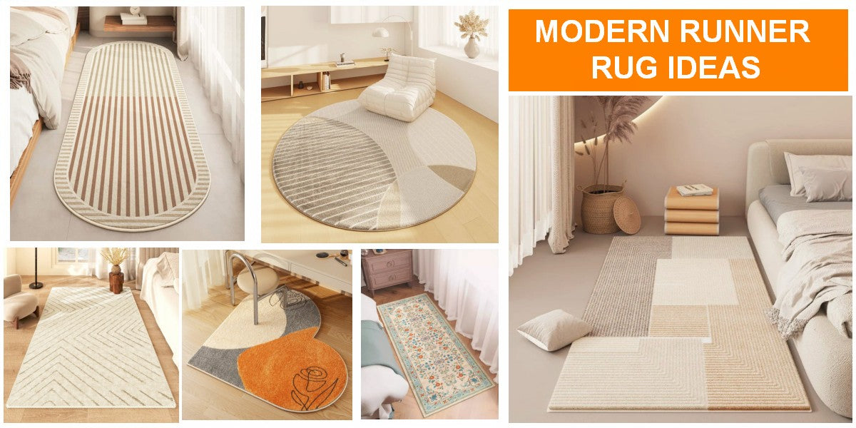 Modern Runner Rugs for Entryway, Modern Runner Rugs for Hallway, Kitchen Runner Rug Ideas, Bathroom Door Mat, Contemmporary Modern Rugs for Bedroom