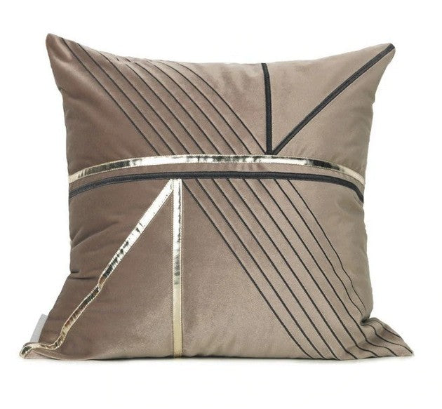 Modern Throw Pillows for Living Room, Brown Throw Pillows for Couch, Modern Sofa Pillow, Decorative Throw Pillows for Sofa