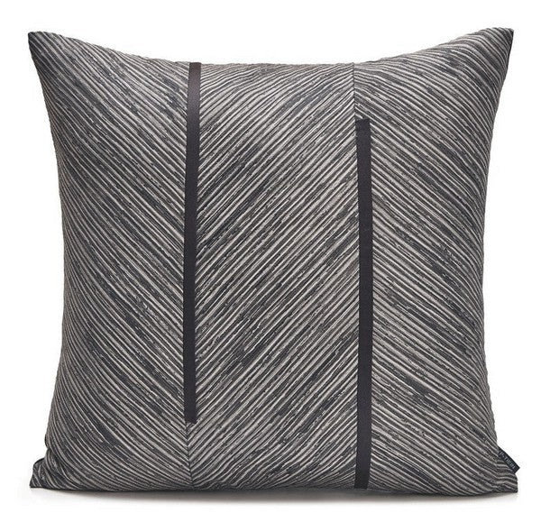 Decorative Modern Sofa Pillows, Modern Simple Throw Pillows for Living Room, Black Gray Modern Throw Pillows for Couch, Large Simple Modern Pillows