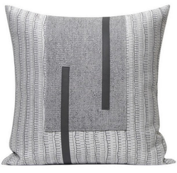 Gray Modern Simple Throw Pillows for Living Room, Decorative Modern Sofa Pillows, Modern Throw Pillows for Couch, Large Simple Modern Pillows