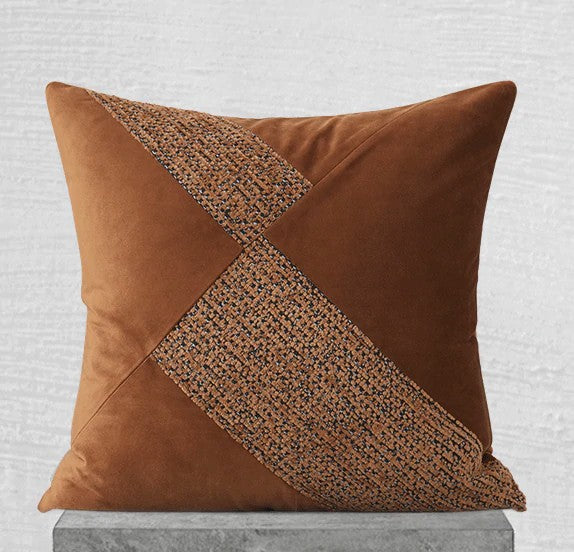 Decorative Throw Pillow for Interior Design, Fancy Modern Sofa Pillow for Coffee Table, Orange Modern Throw Pillows, Throw Pillows for Couch
