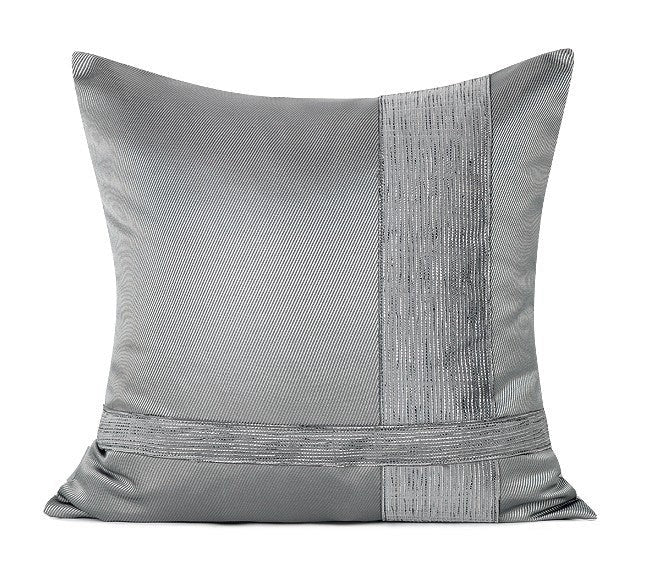 Modern Sofa Pillow for Dining Room, Grey Modern Throw Pillows, Throw Pillows for Couch, Fancy Decorative Throw Pillows