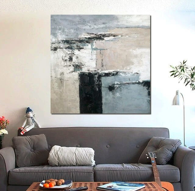 Simple Acrylic Paintings, Modern Wall Art Paintings for Living Room, Dining Room Acrylic Paintings, Heavy Texture Canvas Art, Buy Art Online