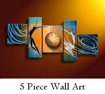 5 Piece Canvas Painting, Multiple Canvas Paintings, Large Paintings for Living Room, Modern Wall Art Paintings, Contemporary Wall Art Paintings, Acrylic Abstract Paintings for Bedroom, Simple Modern Art, Abstract Acrylic Painting on Canvas