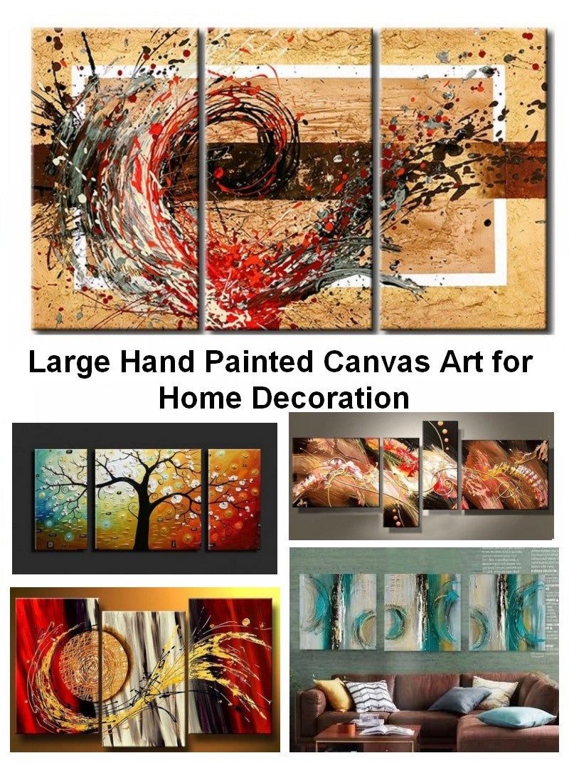 Hand painted canvas paintings, acrylic abstract painting on canvas, abstract paintings for living room, bedroom wall art paintings