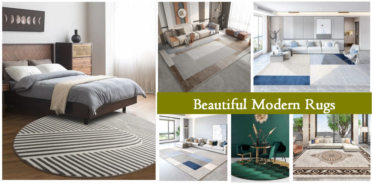Geometric Modern Rugs, Contemporary Modern Rugs for Office, Modern Rugs for Living Room, Geometric Modern Rugs Ideas, Bedroom Modern Area Rugs, Grey Modern Rugs, Modern Rugs for Dining Room, Blue Modern Rugs, Beige Modern Area Rugs