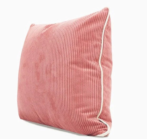 Simple Throw Pillow for Interior Design, Lovely Pink Decorative Throw Pillows, Modern Sofa Pillows, Contemporary Square Modern Throw Pillows for Couch