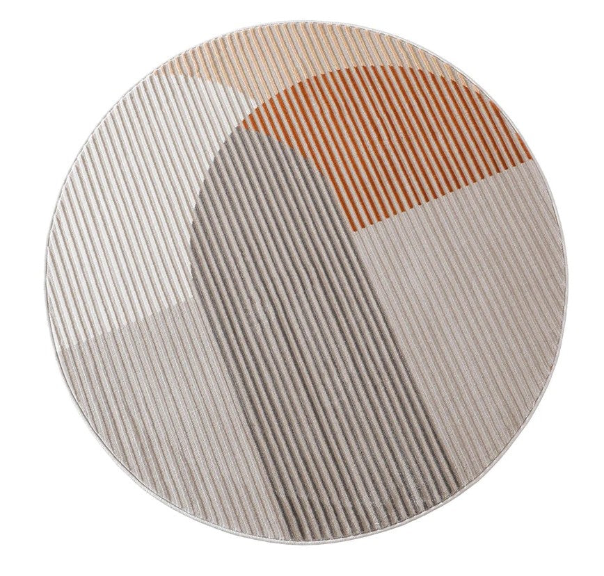 Contemporary Area Rugs, Abstract Modern Area Rugs under Coffee Table, Round Area Rugs, Modern Rugs in Bedroom, Dining Room Area Rug