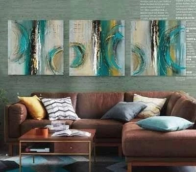 Abstract Art Paintings, Large Acrylic Painting on Canvas, Simple Modern Wall Art, 3 Piece Paintings, Modern Paintings for Living Room