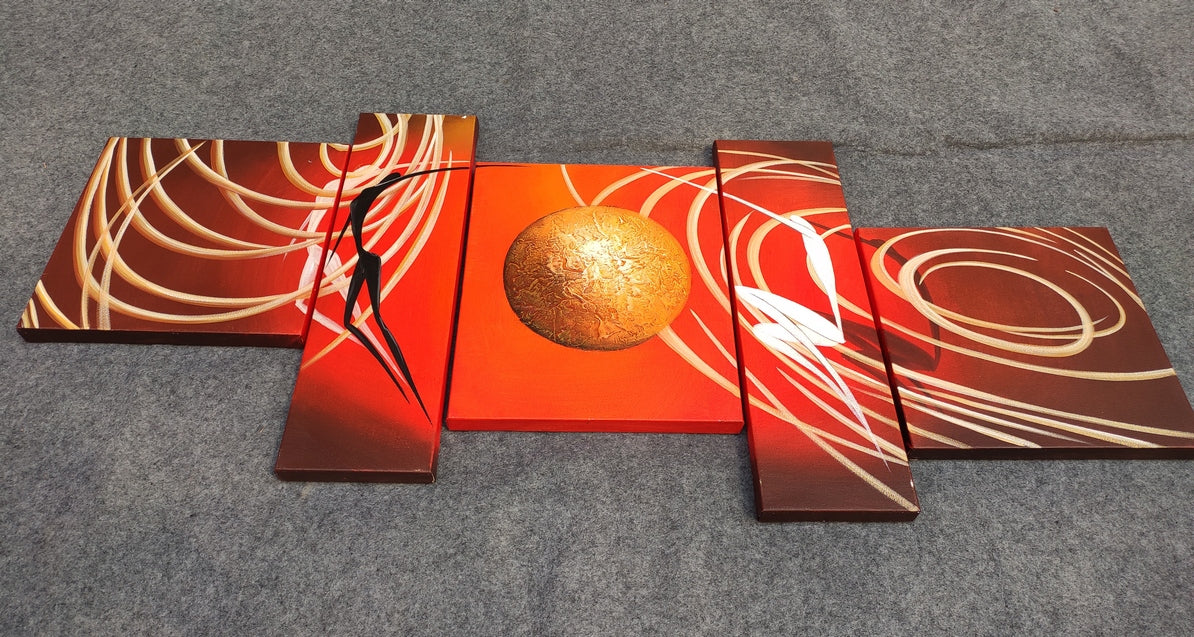 Large Hand Painted Art, Modern Paintings for Living Room, Acrylic Paintings on Canvas