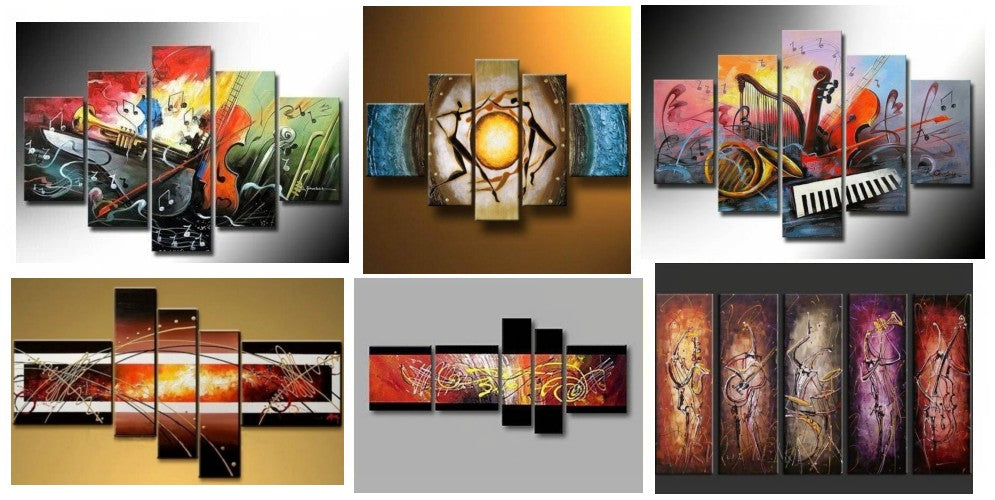Simple Modern Art, 5 Piece Wall Art, Multiple Canvas Paintings, Modern Contemporary Paintings, Acrylic Paintings for Living Room, Large Paintings for Living Room, Modern Paintings for Bedroom, Buy Paintings Online