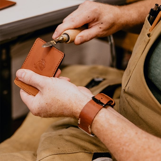 Handcrafted Four Pocket Premium Leather Card Wallet