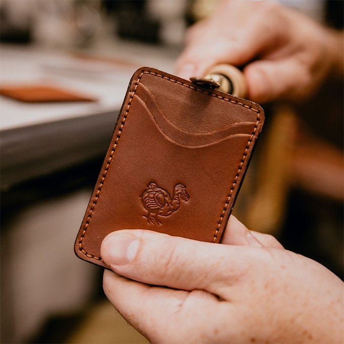 Handcrafted Four Pocket Premium Leather Card Wallet