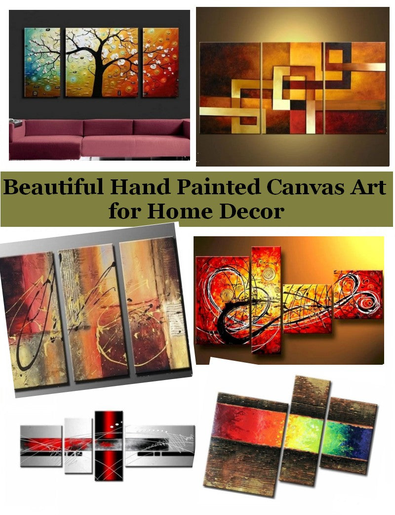3 Piece Canvas Painting, Large Modern Wall Art Paintings for Living Room, Bedroom Wall Art Ideas