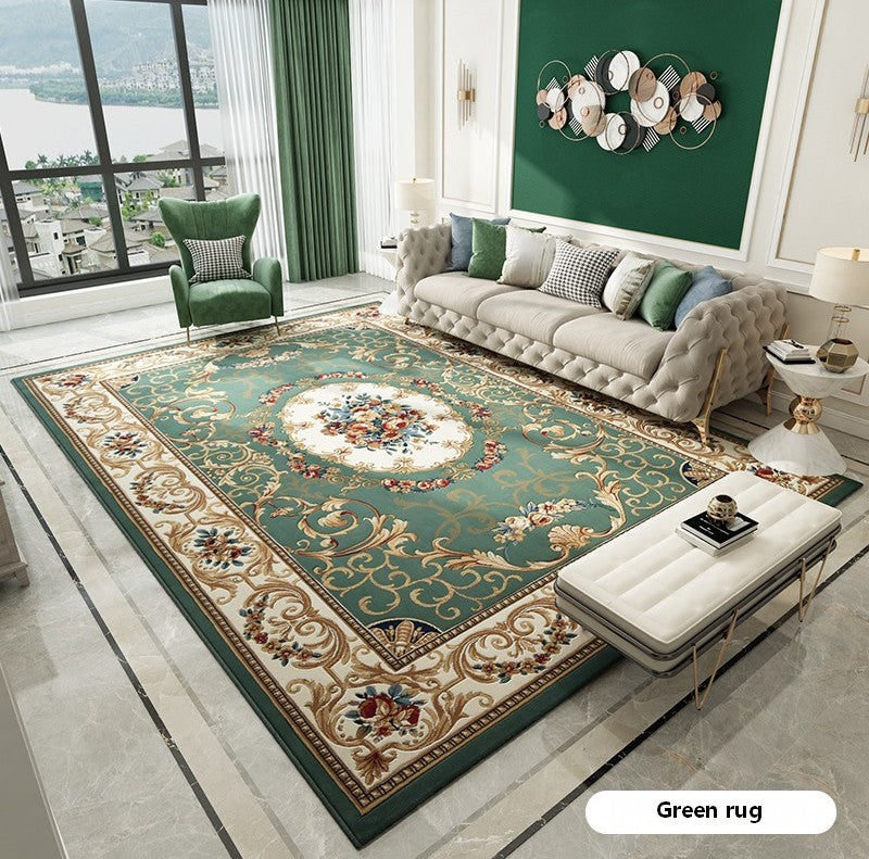 Rustic Flower Pattern Green Rugs for Farmhouse, Large Thick and Soft F ...