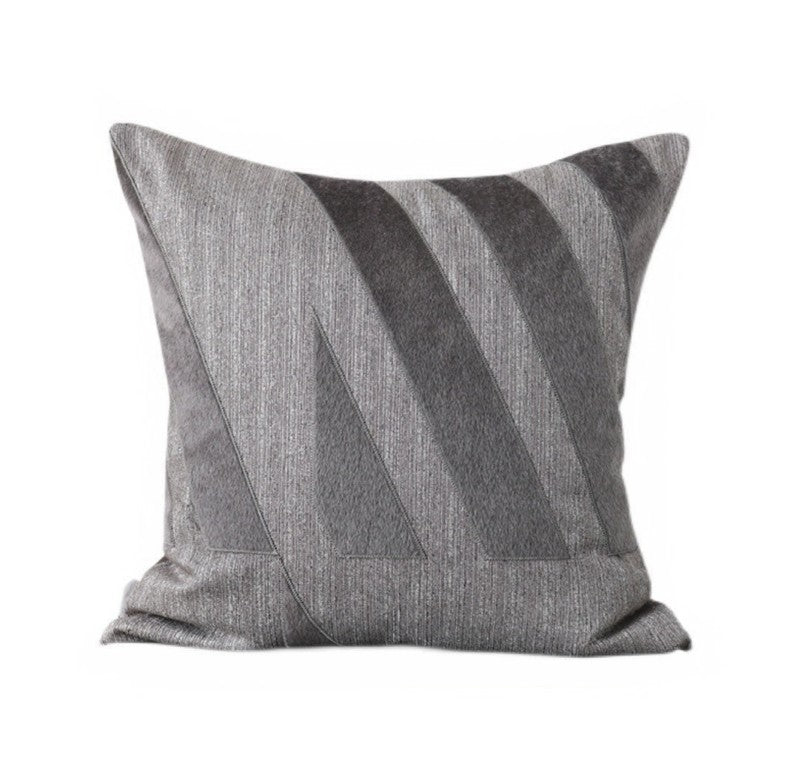 Modern Gray Throw Pillows for Couch. Decorative Throw Pillows. Modern Sofa Pillows. Simple Modern Throw Pillows for Living Room