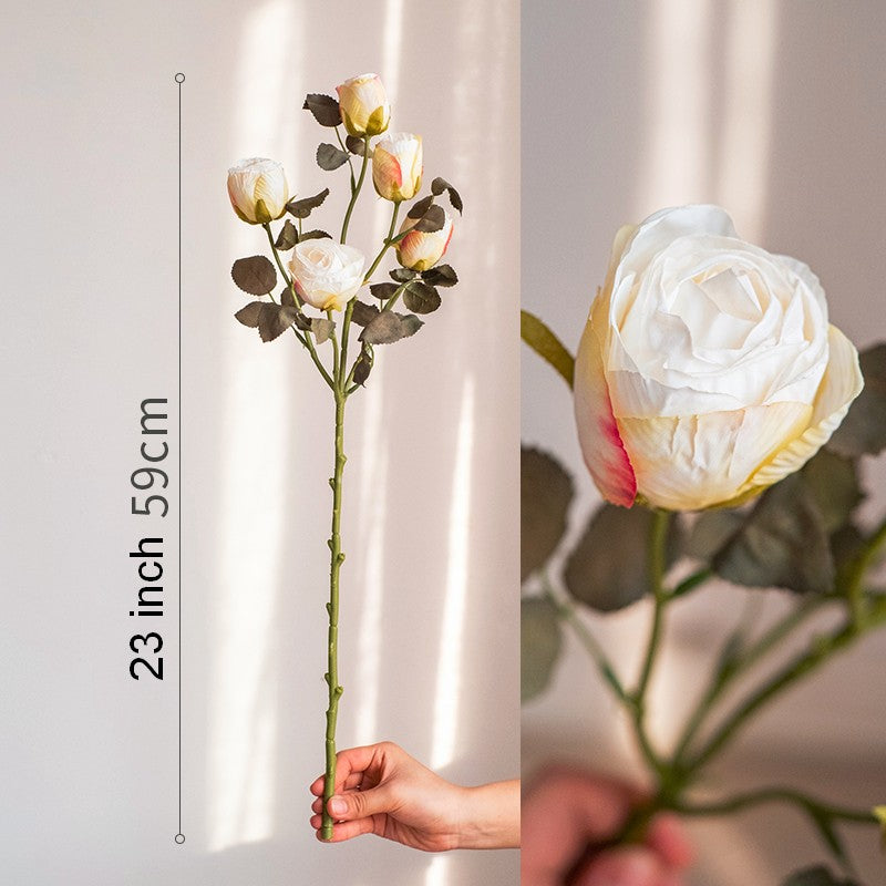 Creative Flower Arrangement Ideas for Home Decoration. Wedding Flowers. White Rose Flowers. Artificial Rose Floral for Dining Room Table. Bedroom Flower Arrangement Ideas. Botany Plants