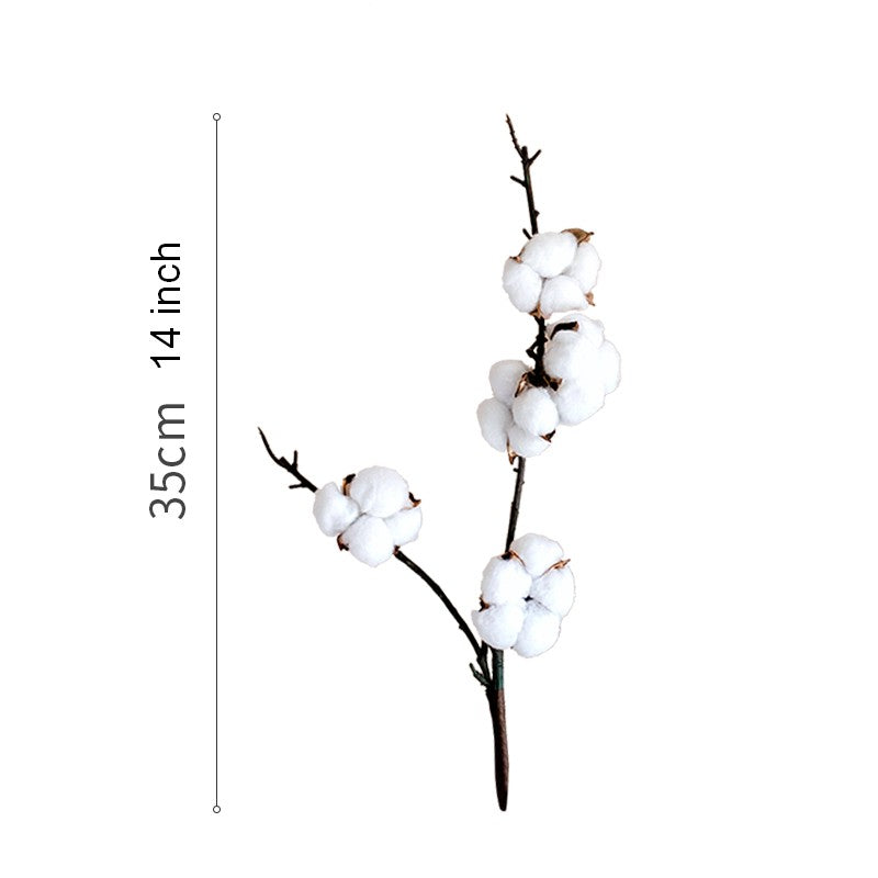 Cotton Branch, Table Centerpiece, Spring Artificial Floral for Dining Room, Bedroom Flower Arrangement Ideas, Simple Modern Flower Arrangement Ideas for Home Decoration