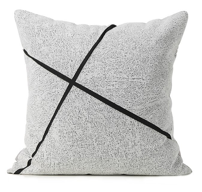 Modern Simple Throw Pillows for Living Room, Decorative Modern Sofa Pillows, Gray Modern Throw Pillows for Couch