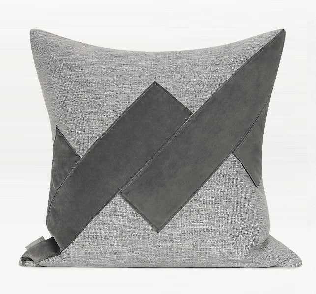Simple Modern Pillows, Grey Modern Throw Pillows, Decorative Pillows for Couch, Modern Sofa Pillows, Contemporary Throw Pillows