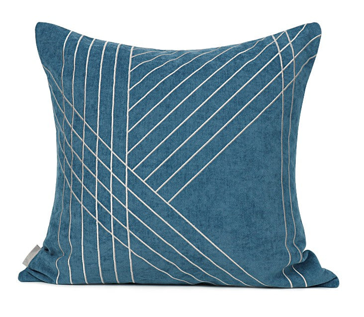 Decorative Modern Throw Pillows, Modern Sofa Pillows, Blue Throw Pillows for Couch, Modern Throw Pillows for Living Room