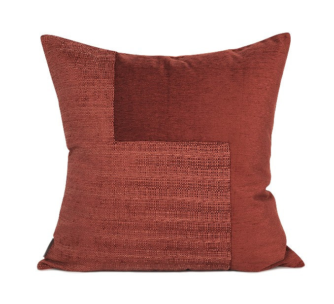 Red Modern Throw Pillows for Couch, Modern Throw Pillows for Living Room, Decorative Throw Pillows, Modern Sofa Pillows