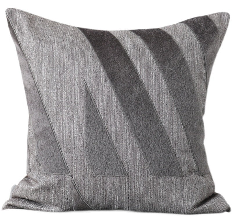 Modern Gray Throw Pillows for Couch, Decorative Throw Pillows, Modern
