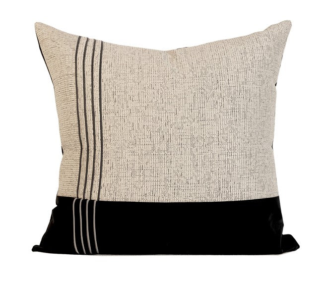 Black Modern Sofa Pillows, Modern Pillows for Living Room, Decorative Modern Pillows for Couch, Contemporary Throw Pillows