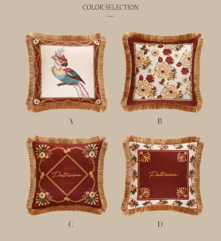 Decorative Throw Pillows, Bird Pattern Pillow Covers, Sofa Throw Pillows, Pillow Cases, Throw Pillows for Couch