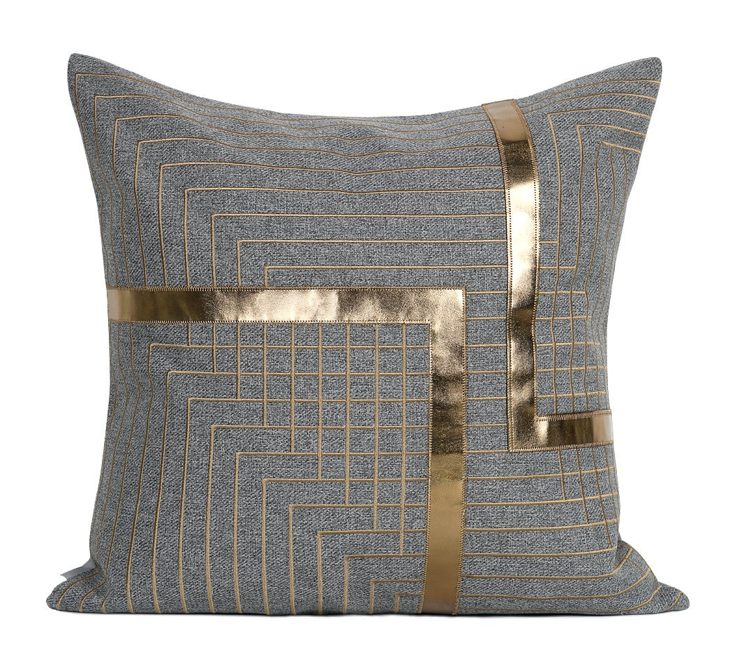Dark Gray Throw Pillows for Couch, Modern Sofa Pillow, Modern Throw Pillows for Living Room, Decorative Throw Pillows for Sofa