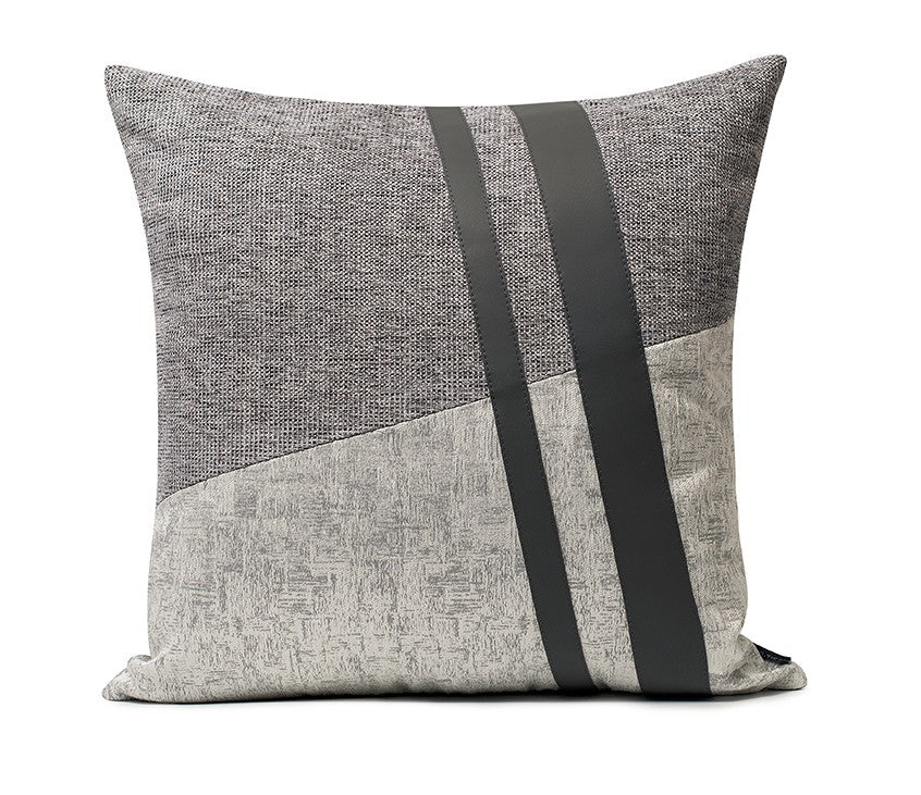 Grey Throw Pillow for Couch. Modern Sofa Pillow. Grey Decorative Pillows. Modern Throw Pillows. Throw Pillow for Living Room