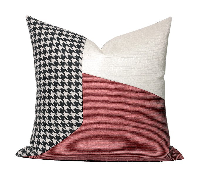 Modern Pillows for Living Room. Red Decorative Pillows for Couch. Modern Sofa Pillows. Modern Sofa Pillows. Contemporary Abstract Pillows