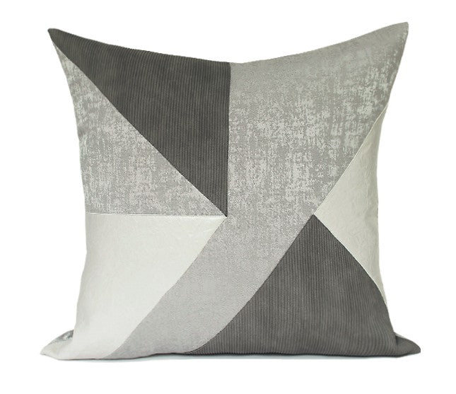 Simple Modern Pillows for Living Room, Grey Decorative Pillows for Couch, Modern Sofa Pillows, Modern Sofa Pillows, Contemporary Geometric Pillows