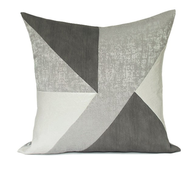 Simple Modern Pillows for Living Room. Grey Decorative Pillows for Couch. Modern Sofa Pillows. Modern Sofa Pillows. Contemporary Geometric Pillows