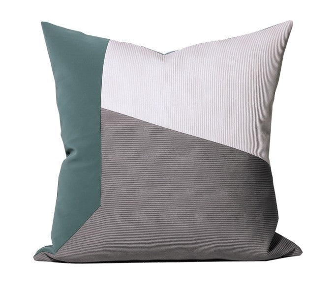 Modern Pillows for Living Room. Blue Grey Decorative Pillows for Couch. Modern Sofa Pillows. Modern Sofa Pillows. Contemporary Abstract Pillows