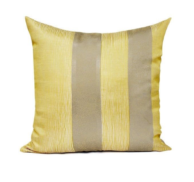 Decorative Throw Pillow for Couch. Yellow Modern Sofa Pillows. Simple Modern Throw Pillows for Couch