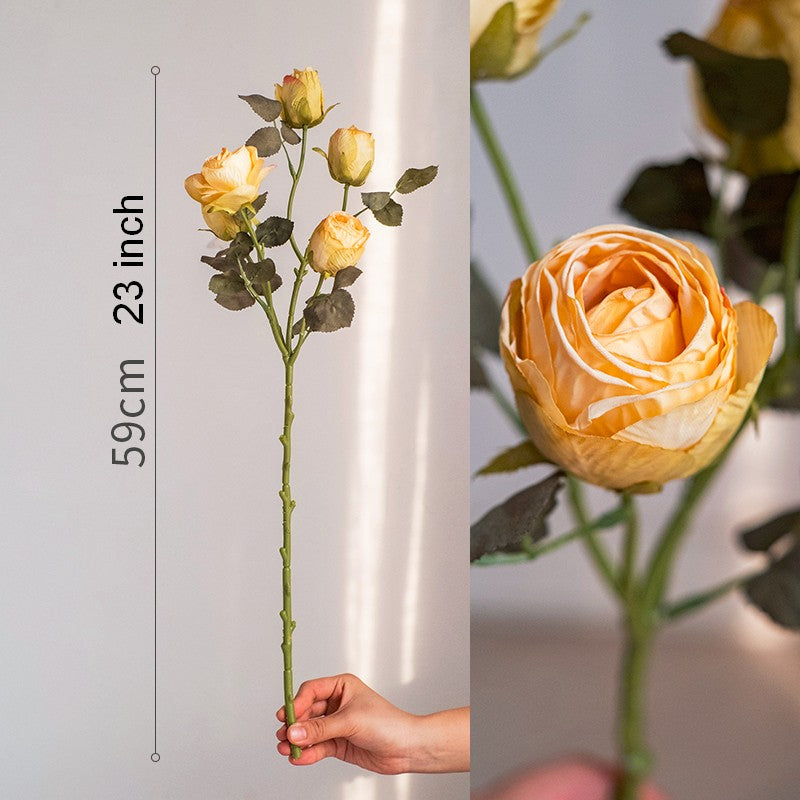 Bunch of Yellow Rose Flowers. Artificial Floral for Dining Room Table. Bedroom Flower Arrangement Ideas. Botany Plants. Creative Flower Arrangement Ideas for Home Decoration. Wedding Flowers