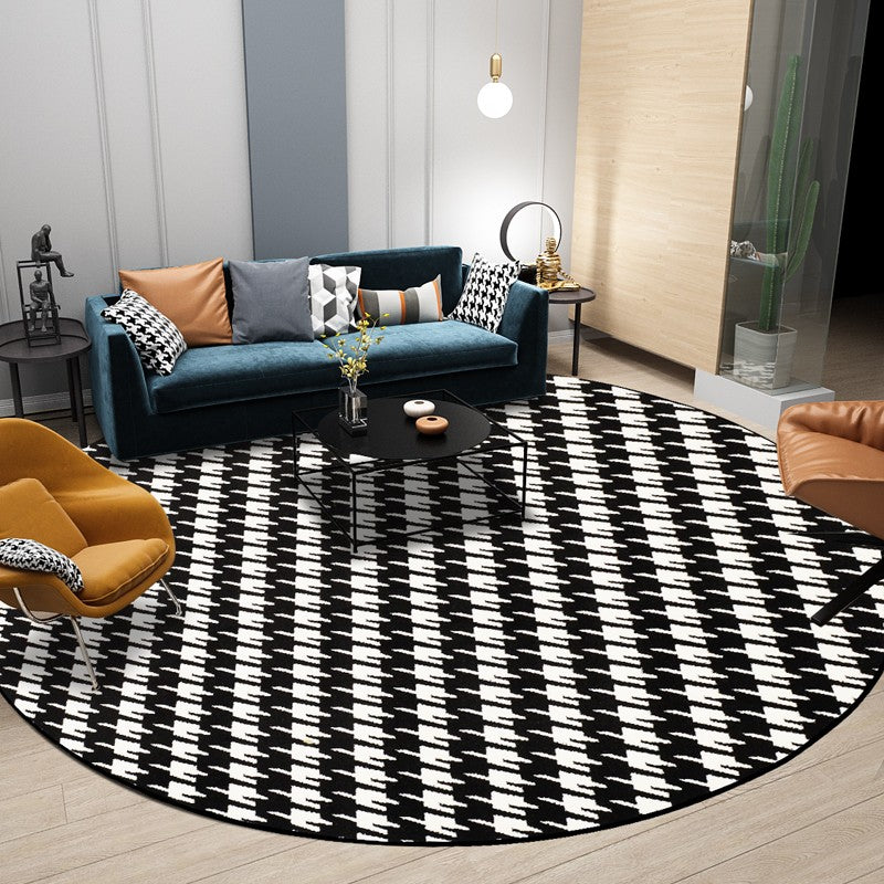 Contemporary Modern Rugs in Bedroom, Dining Room Modern Rugs, Round Modern Rugs in Living Room, Round Modern Rugs under Coffee Table