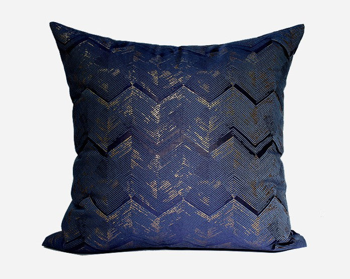 Large Square Pillows, Blue Decorative Modern Throw Pillow for Couch, Modern Sofa Pillows, Simple Modern Throw Pillows for Couch