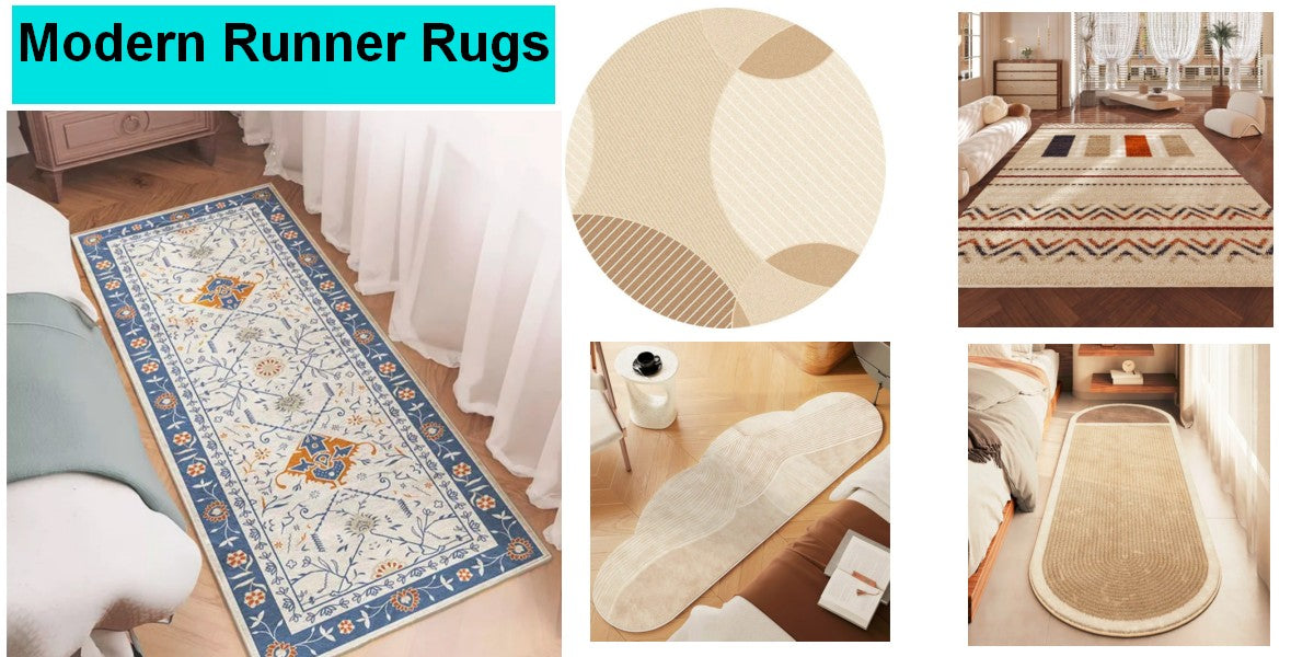 Hallway Modern Runner Rugs, Kitchen Runner Rug Ideas, Runner Rugs Next to Bed, Contemporary Runner Rugs for Bathroom, Modern Runner Rugs