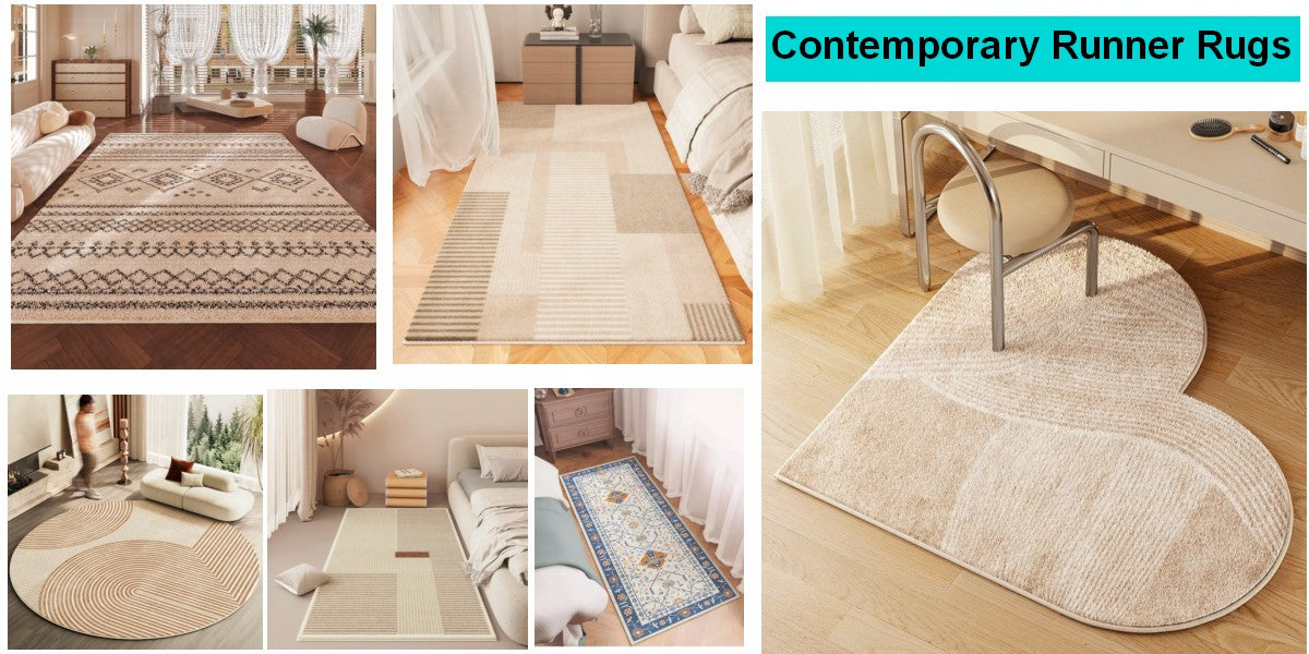 Hallway Modern Runner Rugs, Modern Runner Rugs, Kitchen Runner Rug Ideas, Runner Rugs Next to Bed, Contemporary Runner Rugs for Bathroom