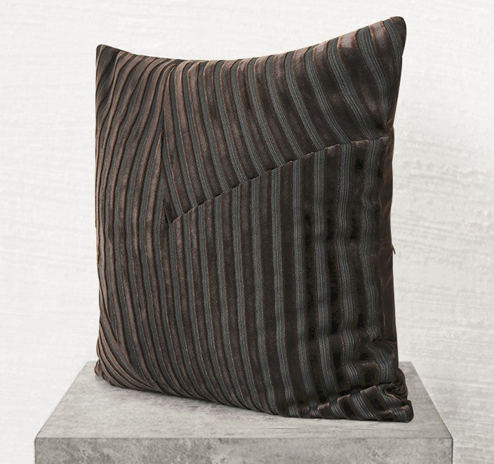 Brown Modern Throw Pillows. Decorative Modern Sofa Pillows for Living Room. Large Square Pillows. Modern Throw Pillows for Couch