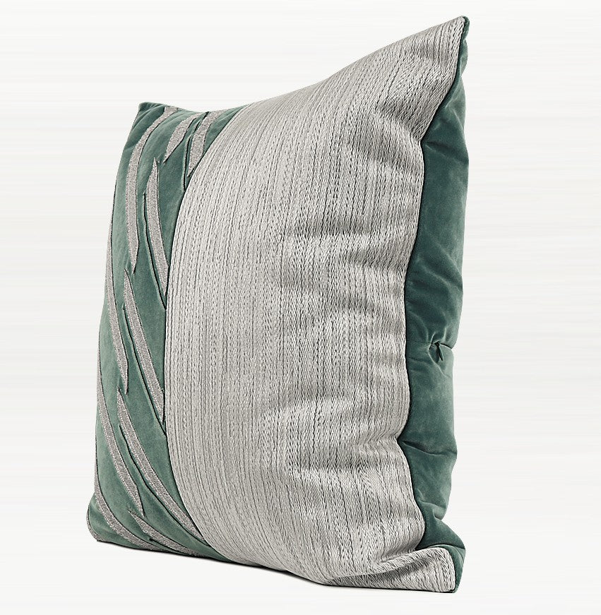 Decorative Throw Pillows, Modern Sofa Pillows, Blackish Green Throw Pillows, Modern Throw Pillows for Living Room