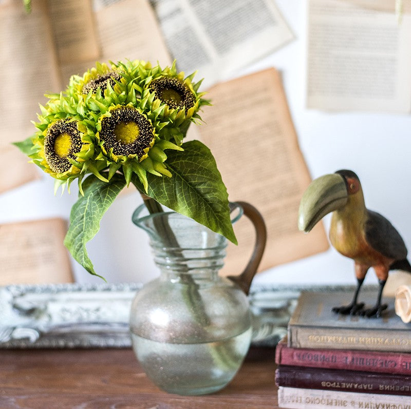 Yellow Sunflowers, Botany Plants, Unique Floral Arrangement for Home D –  Paintingforhome