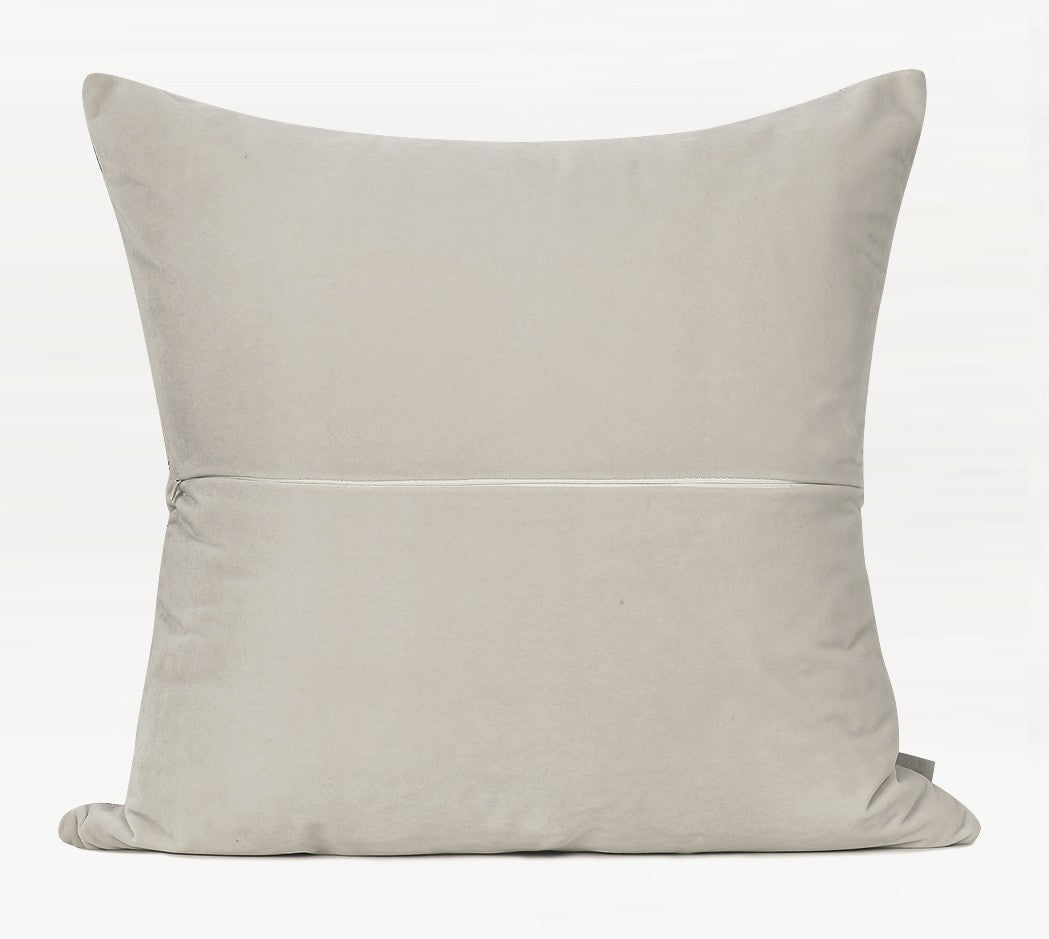 Decorative Modern Sofa Pillows, Large Square Pillows, Modern Simple Throw Pillows for Living Room, Gray Modern Throw Pillows for Couch