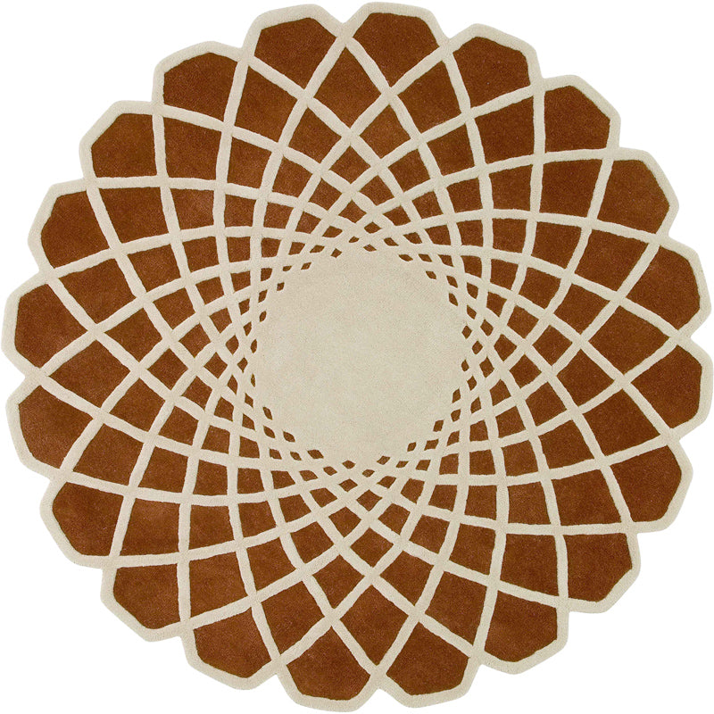 Large Modern Rugs for Bedroom, Round Modern Rug for Dining Room Table, Contemporary Modern Rugs, Unique Modern Wool Rugs for Living Room