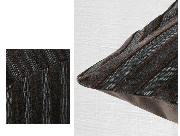 Brown Modern Throw Pillows. Decorative Modern Sofa Pillows for Living Room. Large Square Pillows. Modern Throw Pillows for Couch