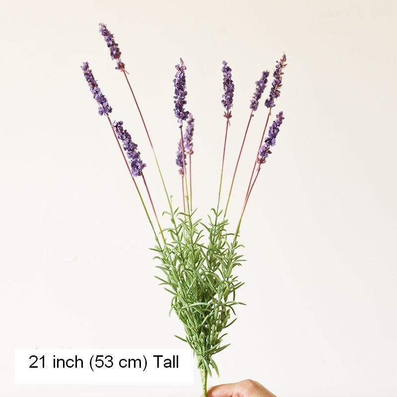 Lavender Flowers, Spring Artificial Floral for Dining Room, Bedroom Flower Arrangement Ideas, Simple Modern Floral Arrangement Ideas for Home Decoration