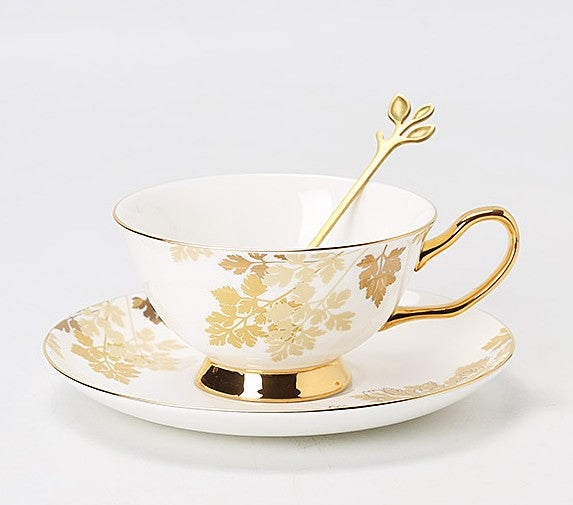 Beautiful British Tea Cups, Traditional English Tea Cups and Saucers, Bone China Porcelain Tea Cup Set, Elegant Ceramic Coffee Cups