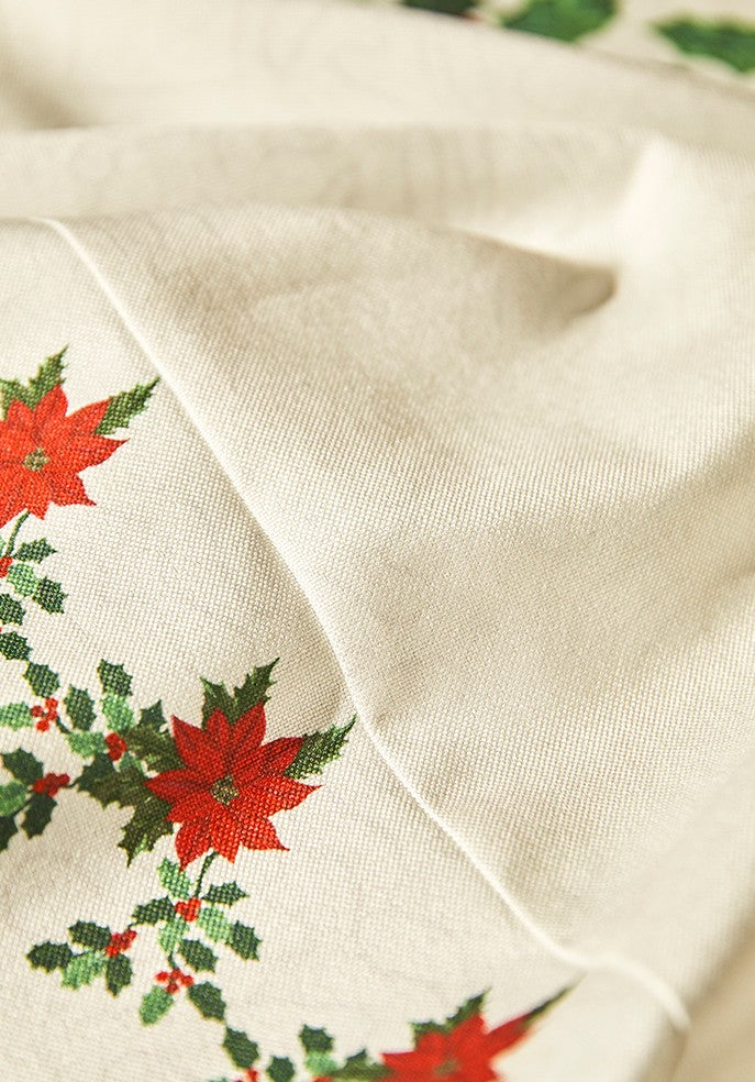 Modern Rectangle Tablecloth for Dining Room Table, Flower Pattern Tablecloth for Home Decoration, Square Tablecloth, Farmhouse Table Cloth, Christmas Tablecloth